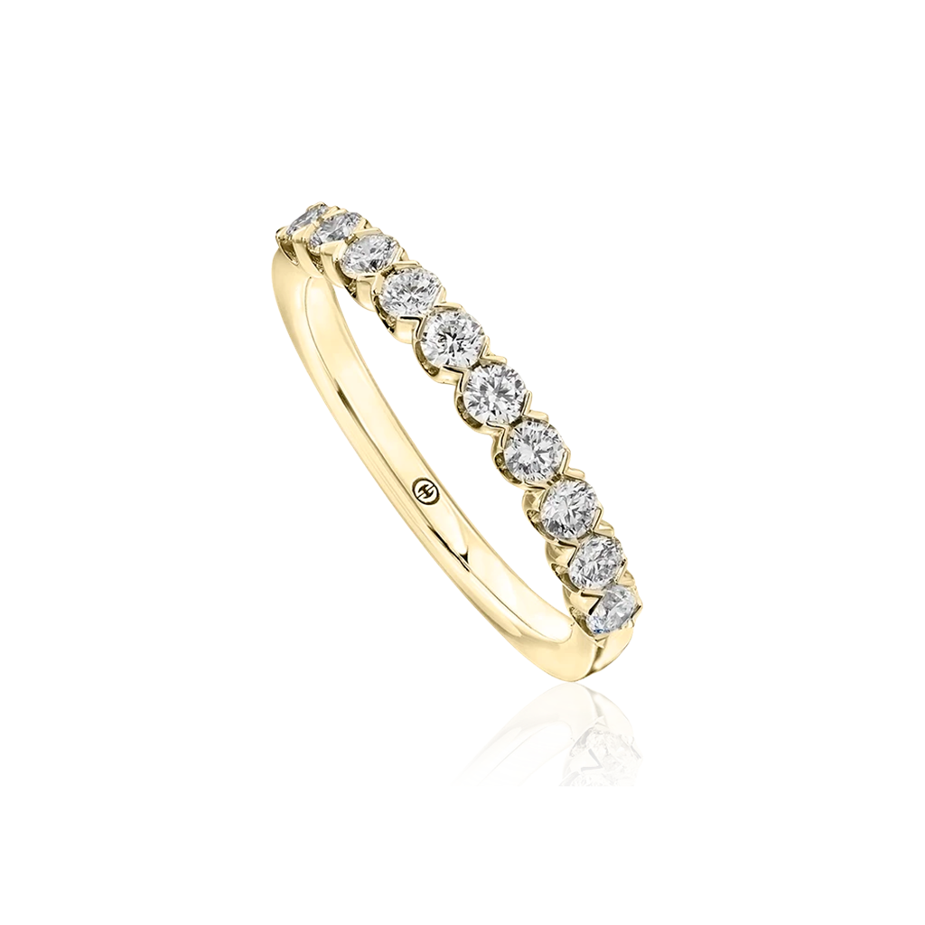 14KT Yellow Gold Diamond Wedding Band