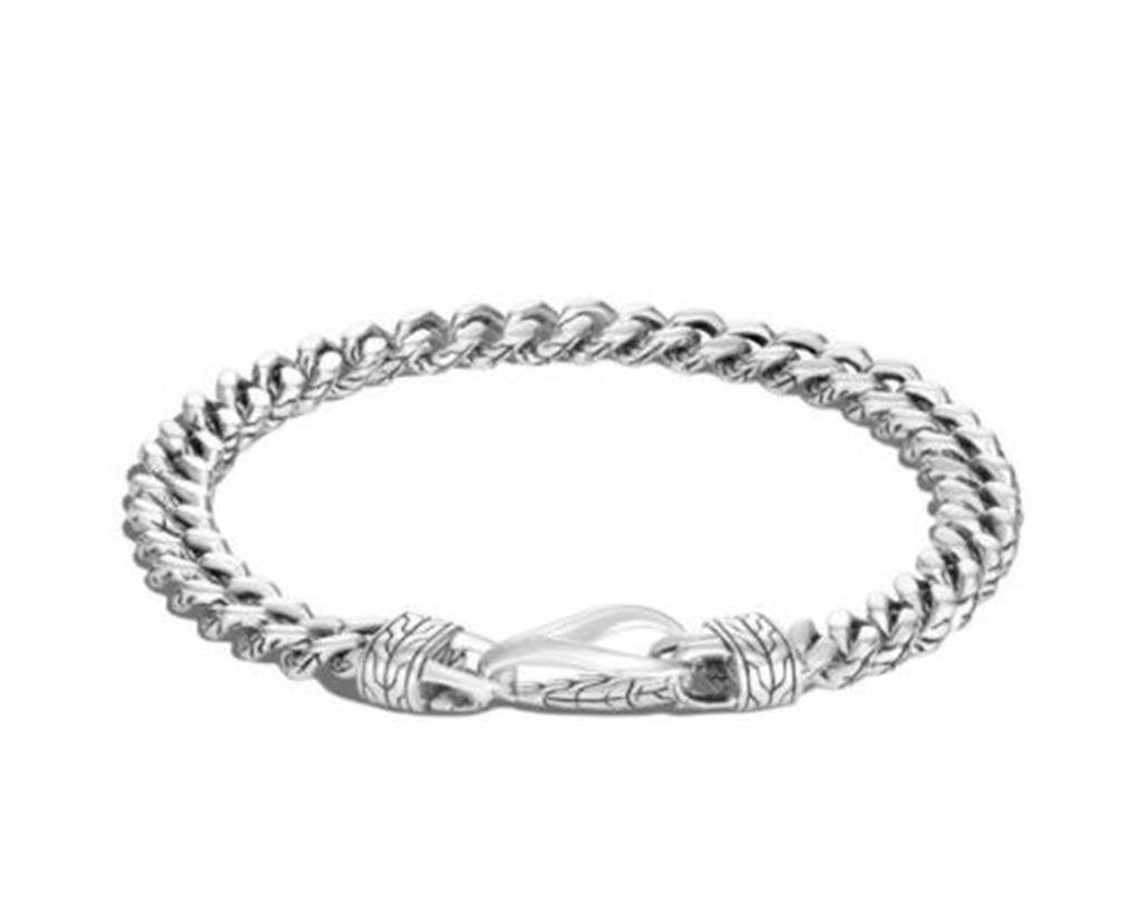 Sterling Silver 7Mm Curb Link Bracelet