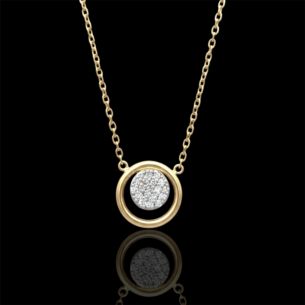 Eternity Diamond Loop Necklace