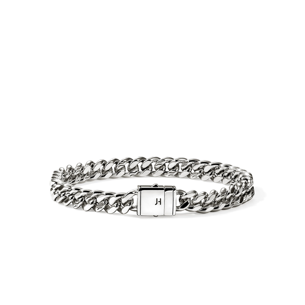 Sterling Silver 7mm Curb Chain Bracelet