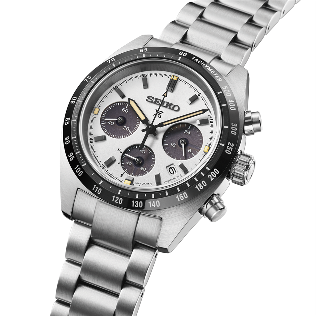 Prospex Speedtimer Stainless Steel Blue Dial Solar Chronograph Watch – Model SSC961