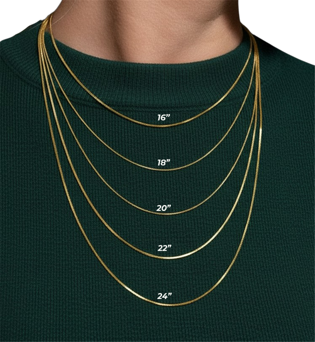 14K Yellow Gold Diamond-Cut 1.3mm Cable Chain Necklace | 18 Inch