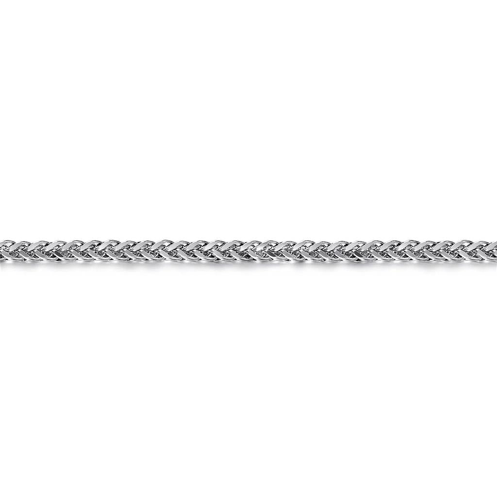 Sterling Silver Wheat Chain Bracele - 8"