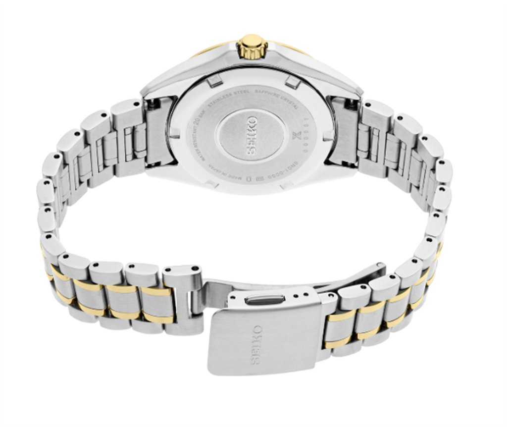 Seiko Prospex Two-Tone Stainless Steel Mother-of-Pearl Index Dial Watch – Ref. SUR605