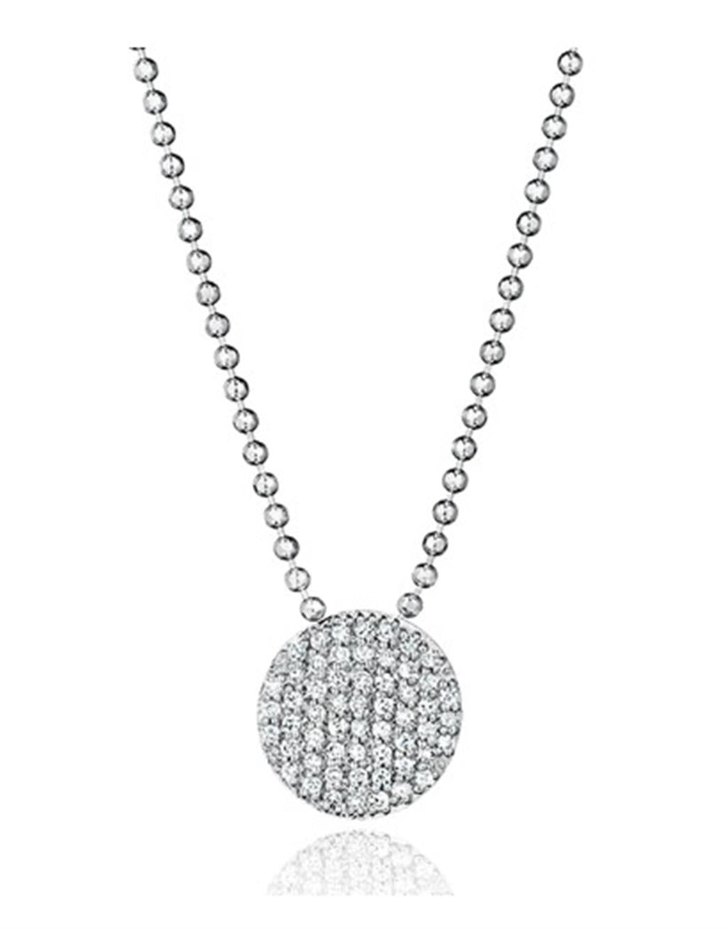 Mini Infinity Necklace 14K White Gold