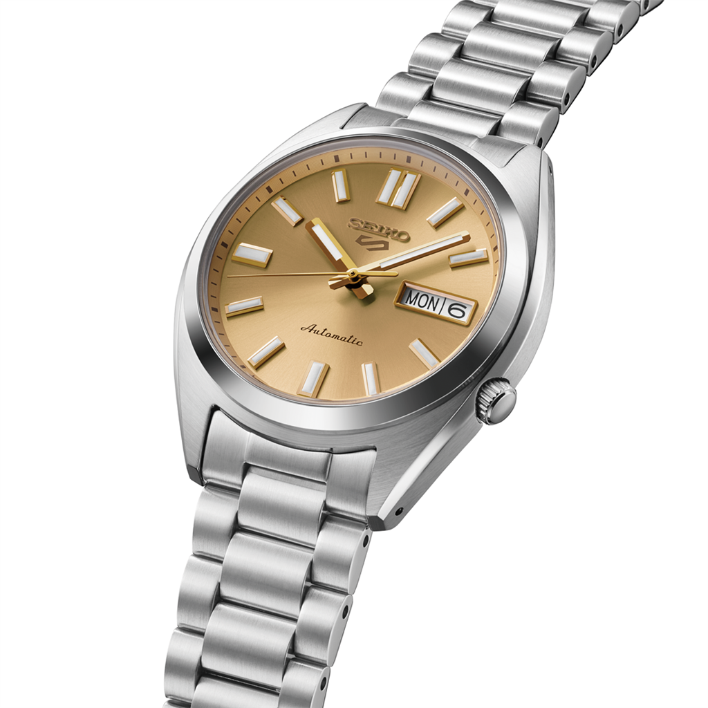 Seiko 5 Sports Stainless Steel Black Dial Automatic Watch ā Model SRPL59