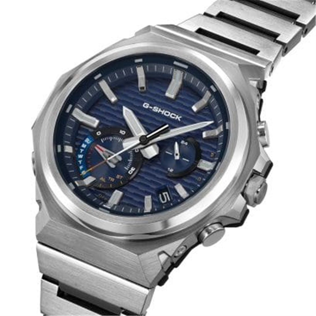 G-Shock GSTB1000D-2A Bluetooth Solar G-Steel Analog-Digital Watch - Blue