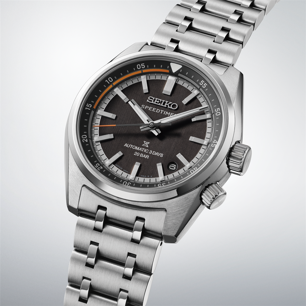 Seiko Prospex Speedtimer SPB515 Stainless Steel Black Dial Watch