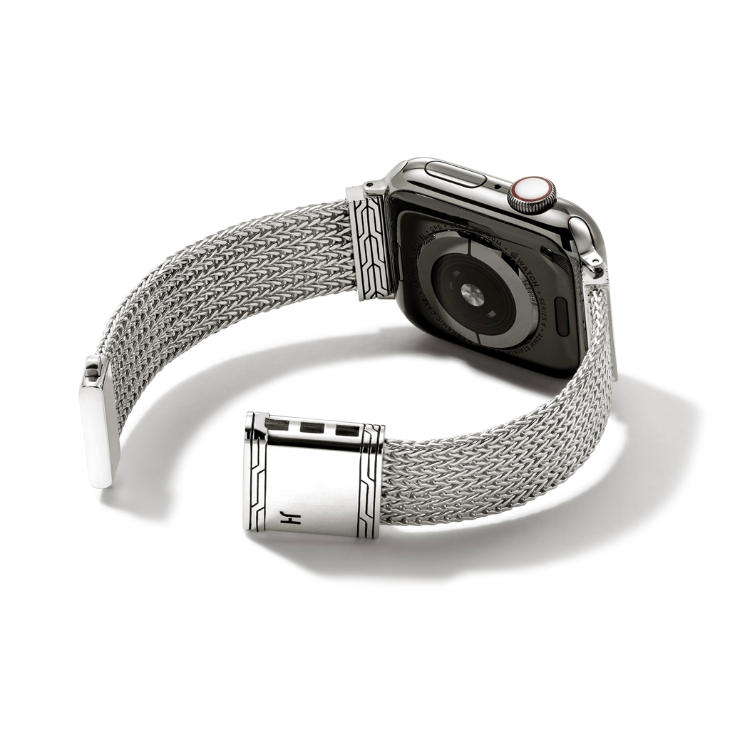 Sterling Silver 18mm Smart Watch Strap
