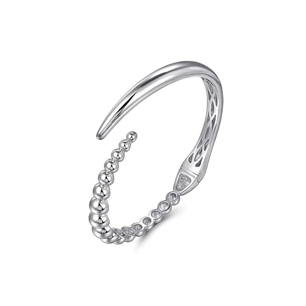 Sterling Silver Bujukan Bypass Bangle