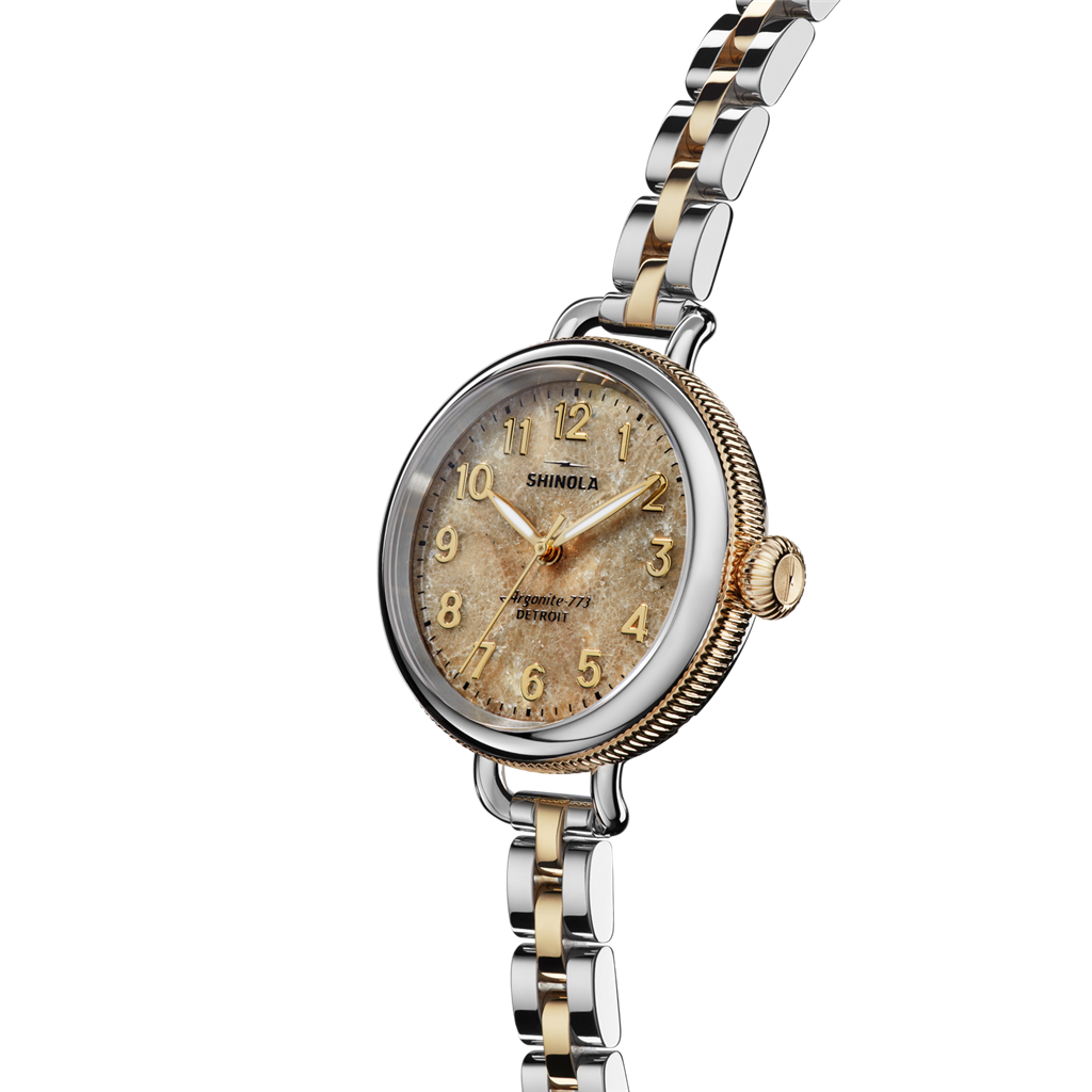 shinola watch - side view
