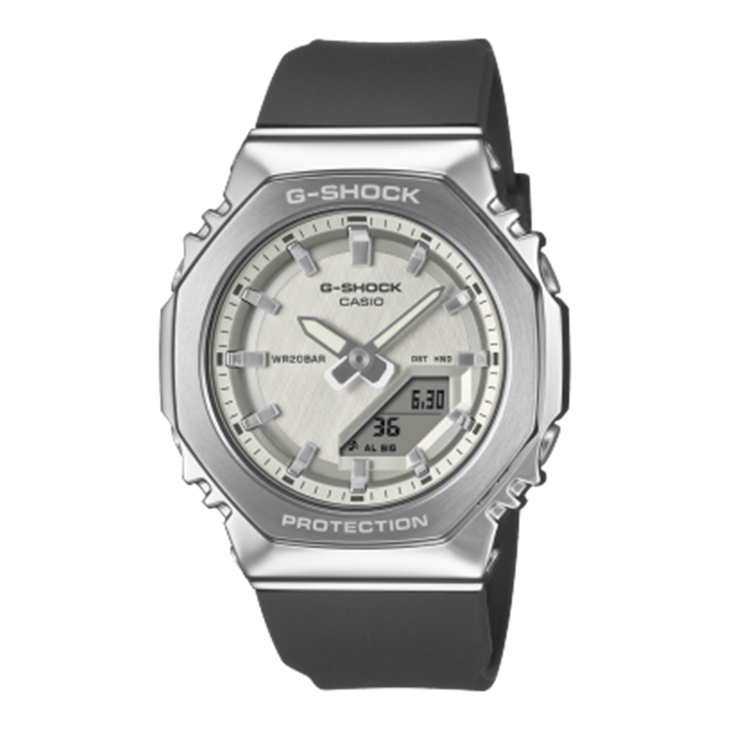 G-Shock GM-S2110-1A7 Compact Metal Bezel Analog-Digital Watch