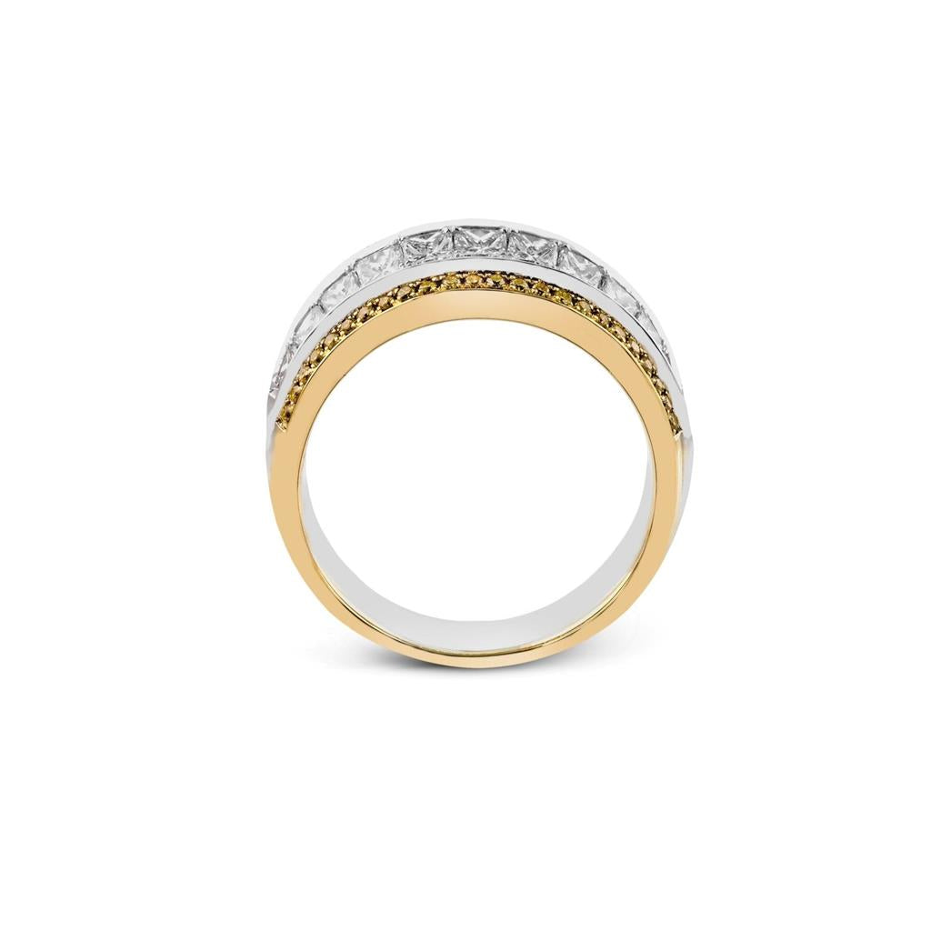 18kt Two-Tone Gold Diamond Fashion Ring MR1902