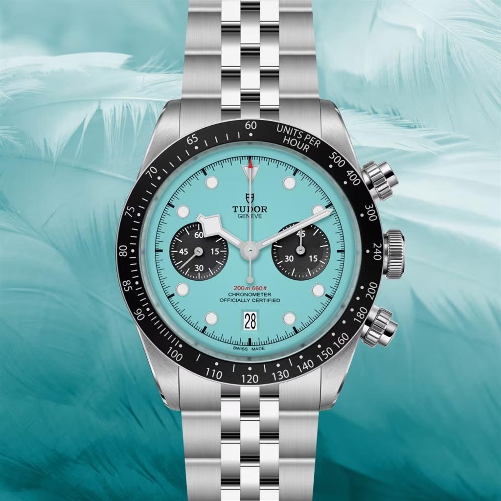 Black Bay Chrono "Flamingo Blue" M79360N-0024