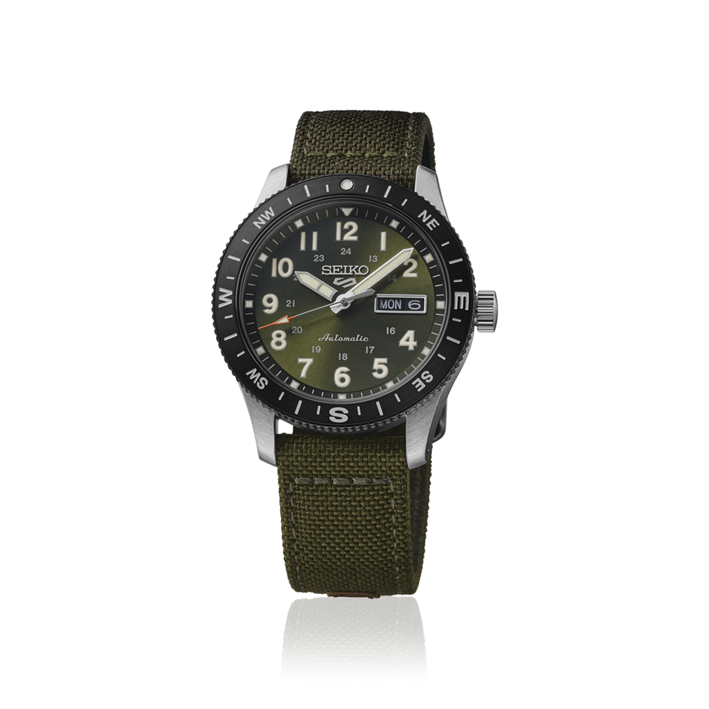 Seiko 5 Sports Field Series HDB008 41mm Green Dial Automatic Watch