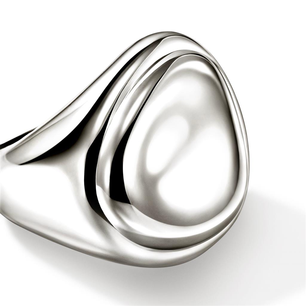 Sterling Silver Pebble Ring RB98746X7