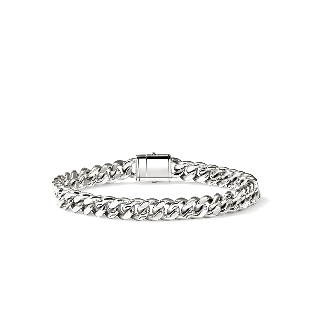Sterling Silver 7mm Curb Chain Bracelet