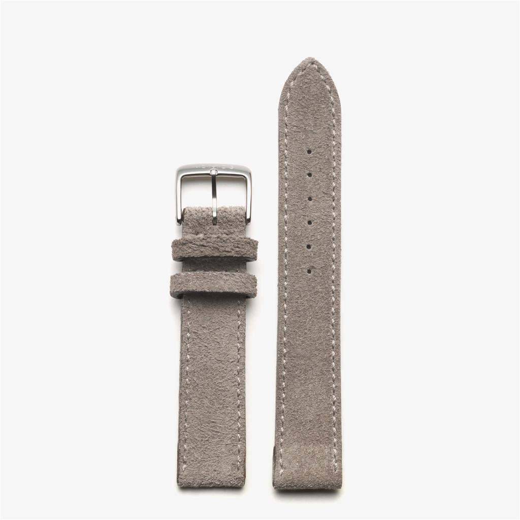 17mm Beige Velour Nomos Glashutte Watch Strap - M
