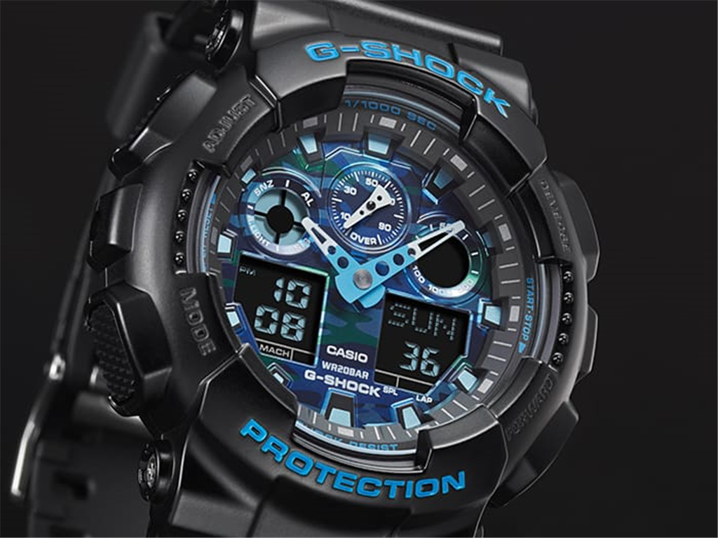 Analog-Digital GA-100 Series G-SHOCK Watch GA100CB-1A