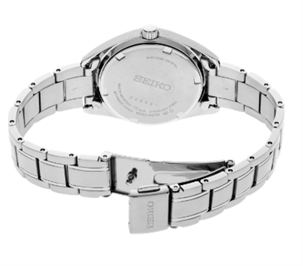 Seiko Stainless Steel Blue Sunray Index Dial SUR531