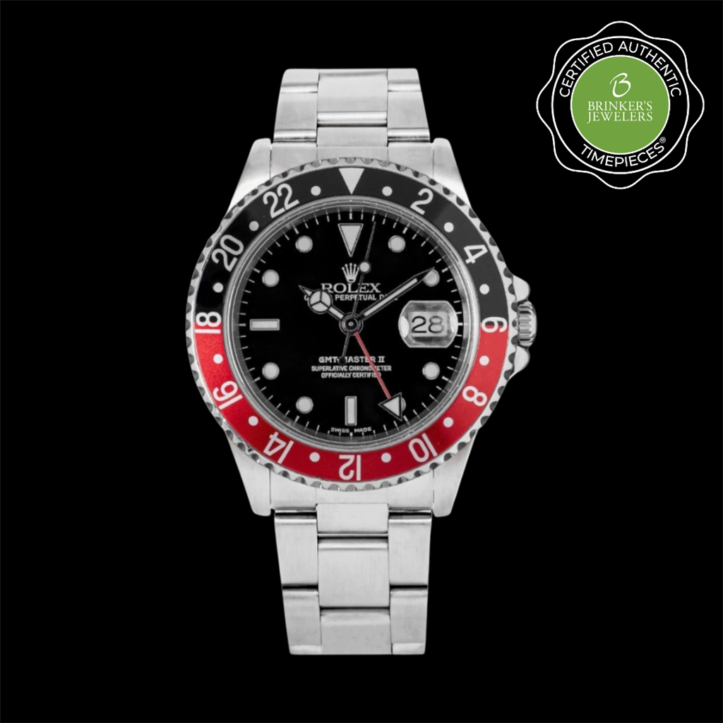Certified Authentic Rolex Oyster Perpetual GMT-Master II