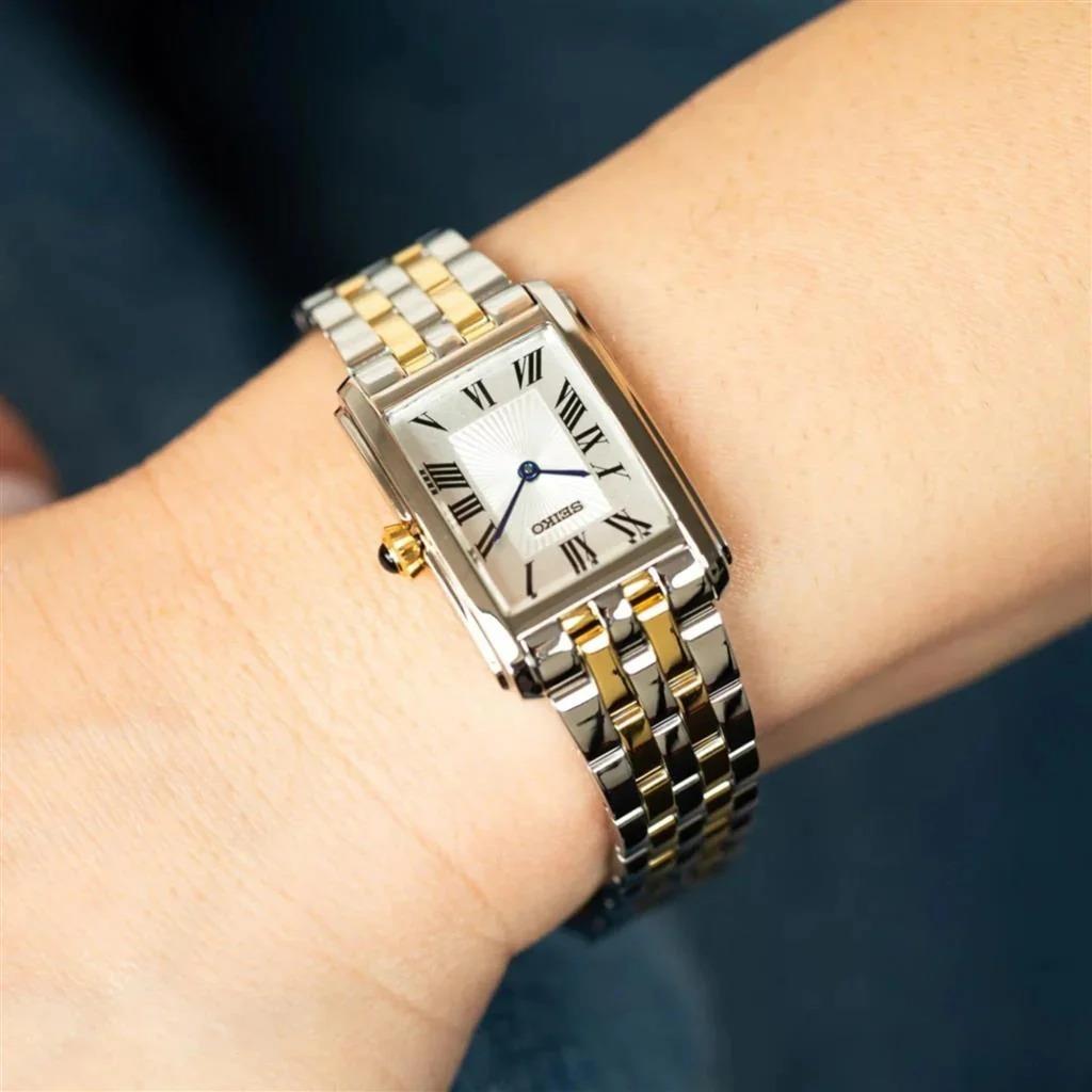 Essentials SWR087 Ladies Two-Tone Stainless Steel Roman Numeral Watch