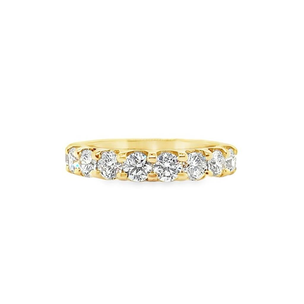 14kt Yellow Gold Diamond Wedding Band – 1.34ct