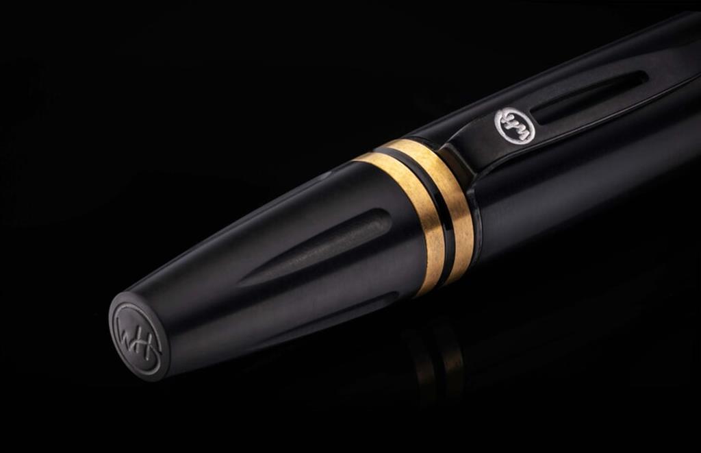 Caribe Executive Pen with Anodized Titanium & Brass Spacers