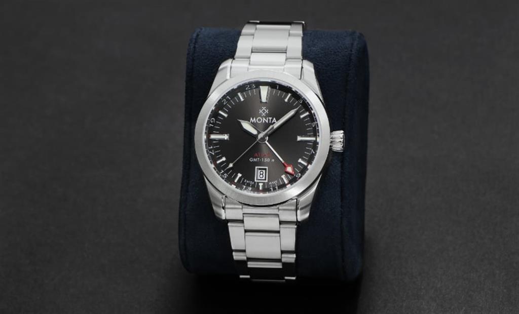 Monta Atlas 24-Hour With Date 168CH00SB Charcoal