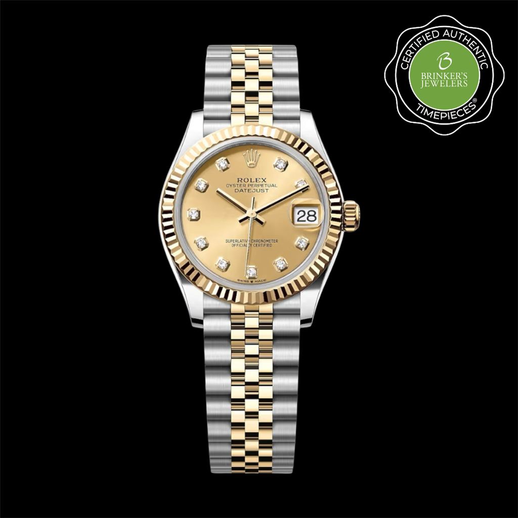 Certified Authentic Rolex Oyster Perpetual Datejust 31