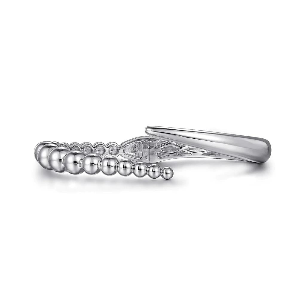 Sterling Silver Bujukan Bypass Bangle