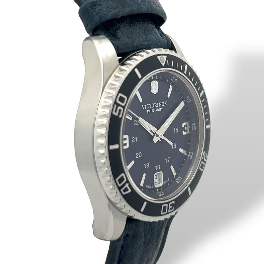 Certified Authentic Victorinox Maverick Small 34mm Blue Dial Watch