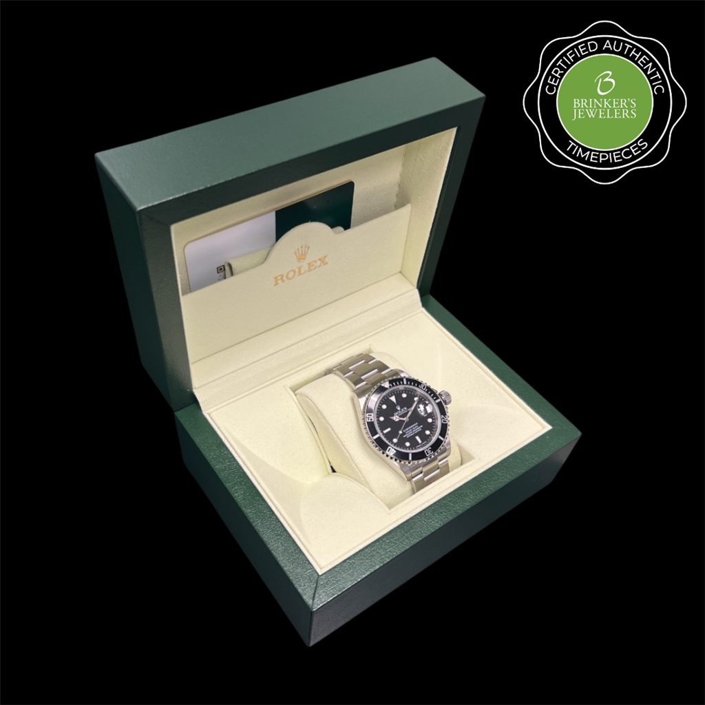 Certified Authentic Rolex Oyster Perpetual Submariner Date