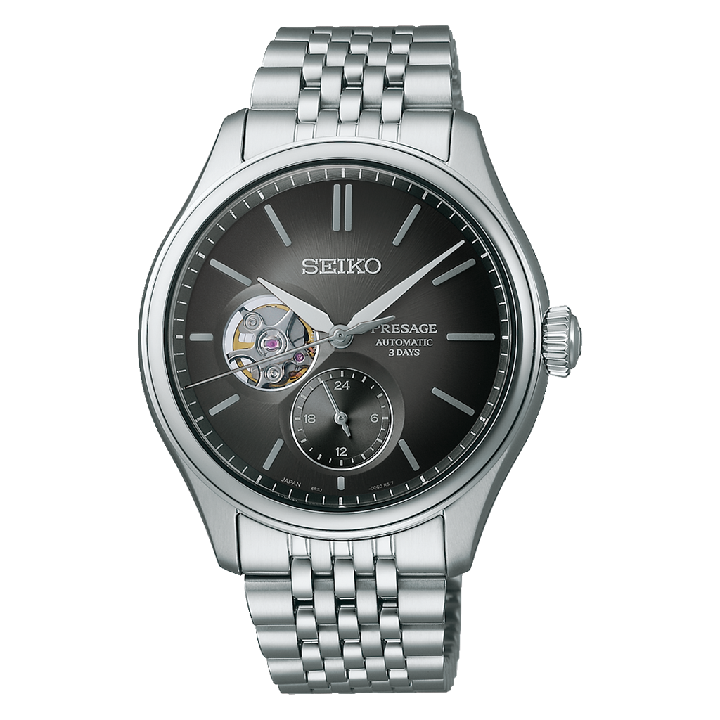 Presage Classic Series Stainless Steel Gray Dial Automatic Watch ā Model SPB471