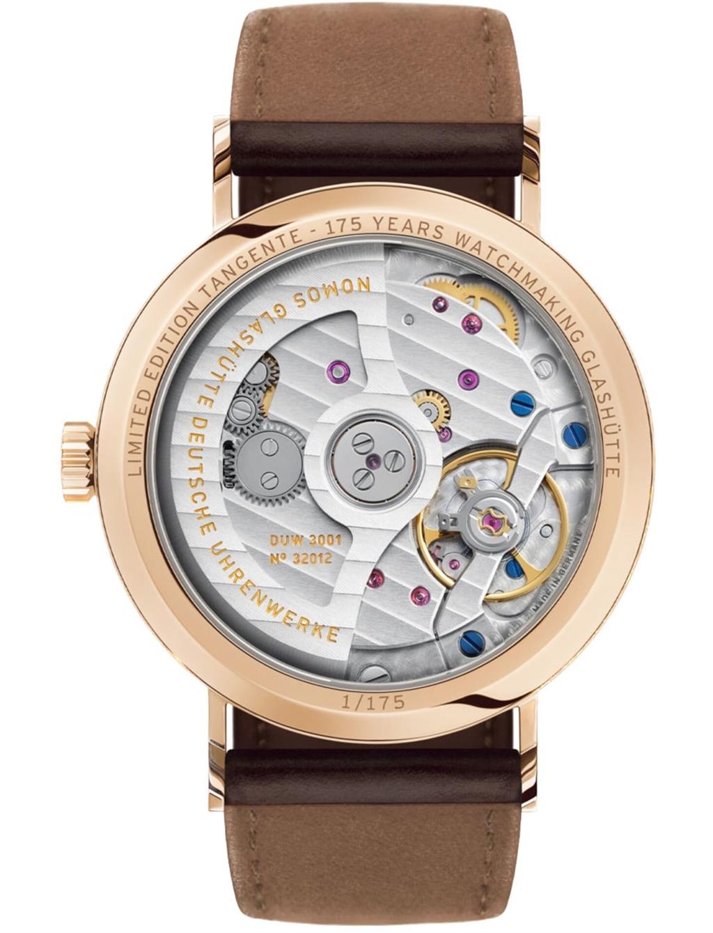 NOMOS Tangente Rose Gold Neomatik – 175 Years Watchmaking Glashütte Limited Edition