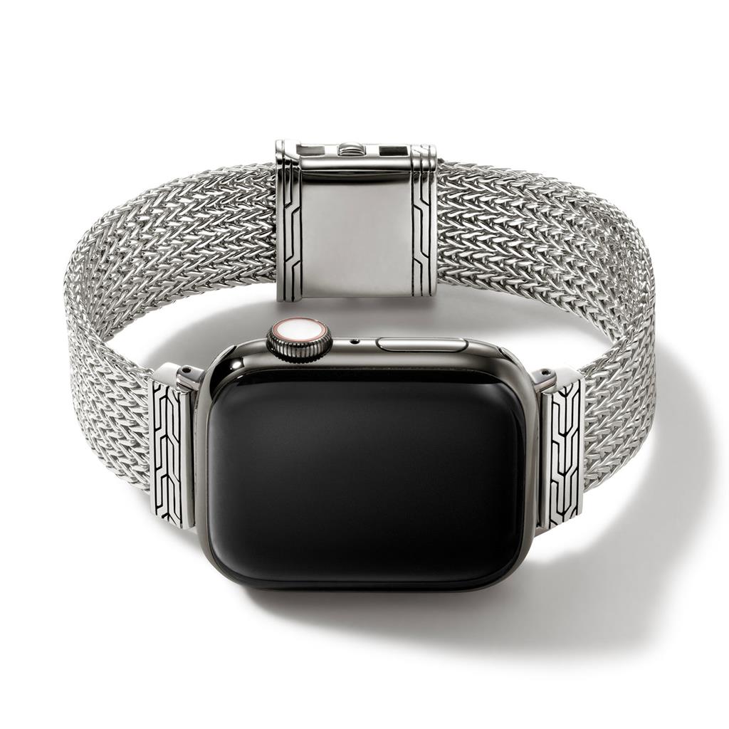 Sterling Silver 18mm Smart Watch Strap