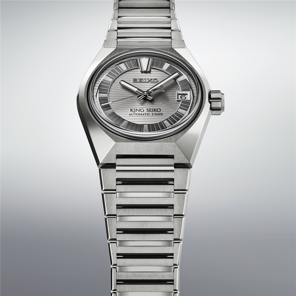 King Seiko VANAC HKF002 Titanium Gray Dial Automatic Watch