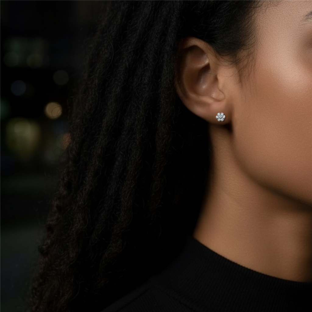 Eternity Diamond Bloom Earrings
