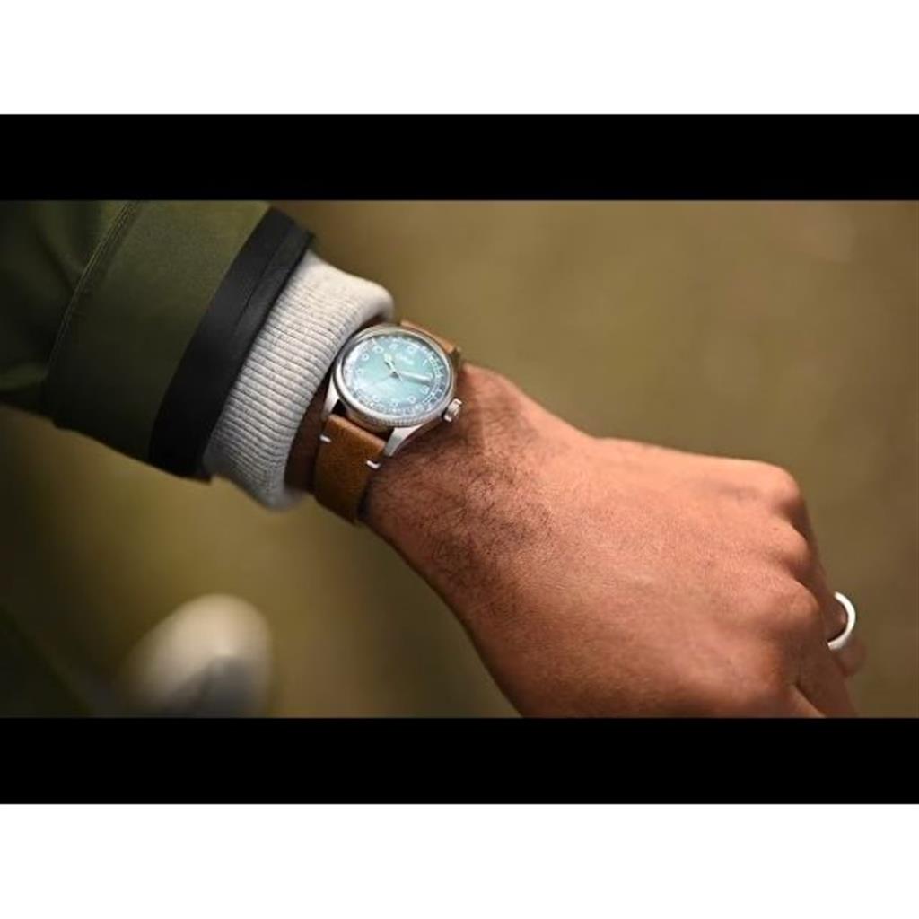 X Cervo Volante Blue Dial Brown Leather Strap Watch | 01 754 7779 4065-Set