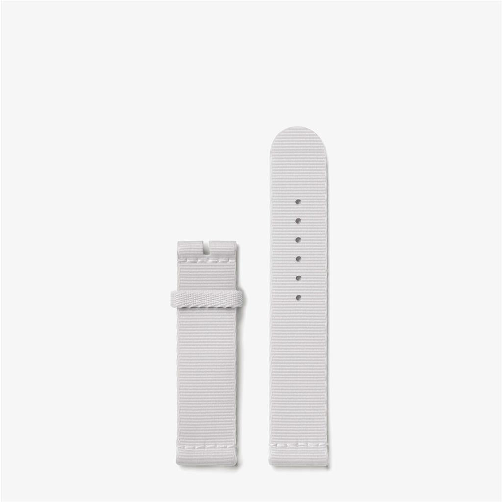 Nomos Textile strap, woven, light gray, 20 mm - S