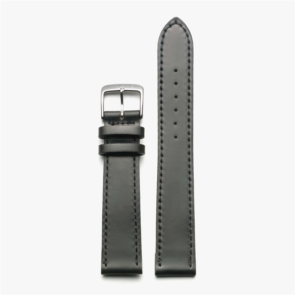 Nomos Horween Genuine Shell Cordovan black, 19 mm- M