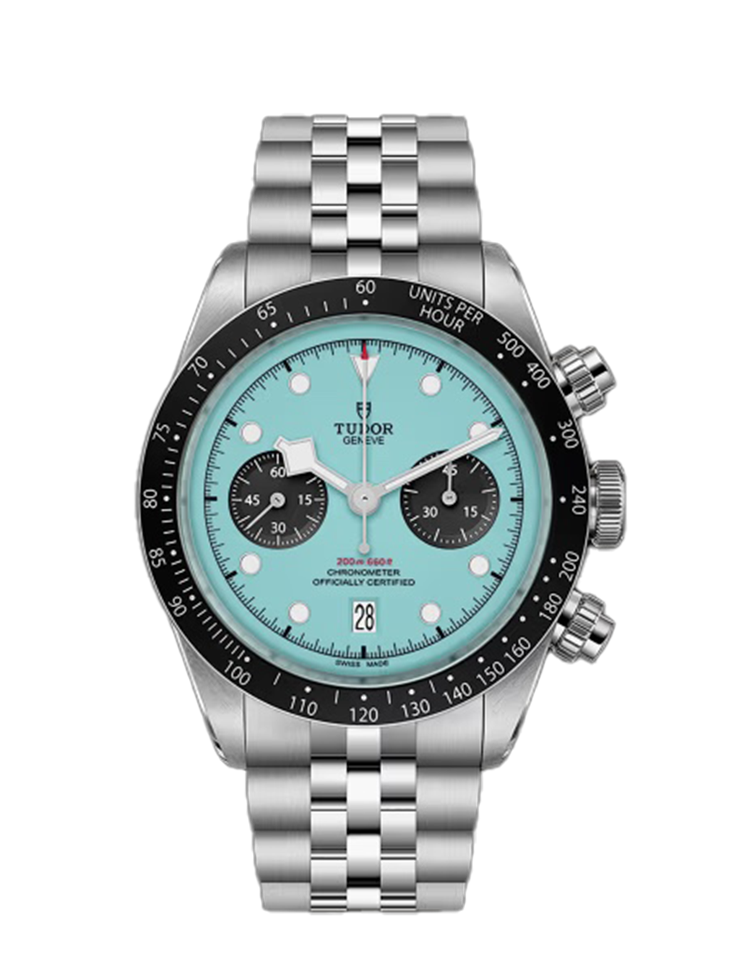 Black Bay Chrono "Flamingo Blue" M79360N-0024