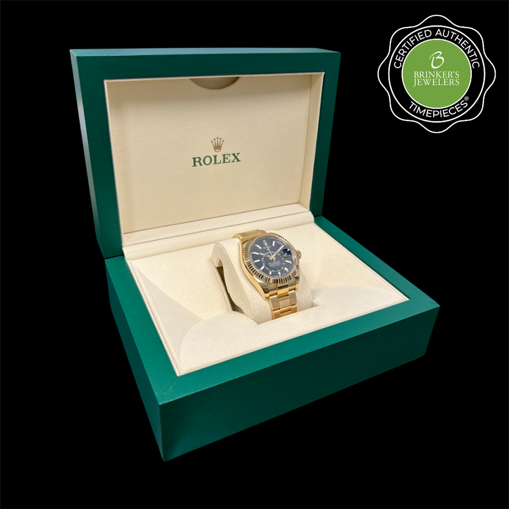 Certified Authentic Rolex Oyster Perpetual Sky-Dweller
