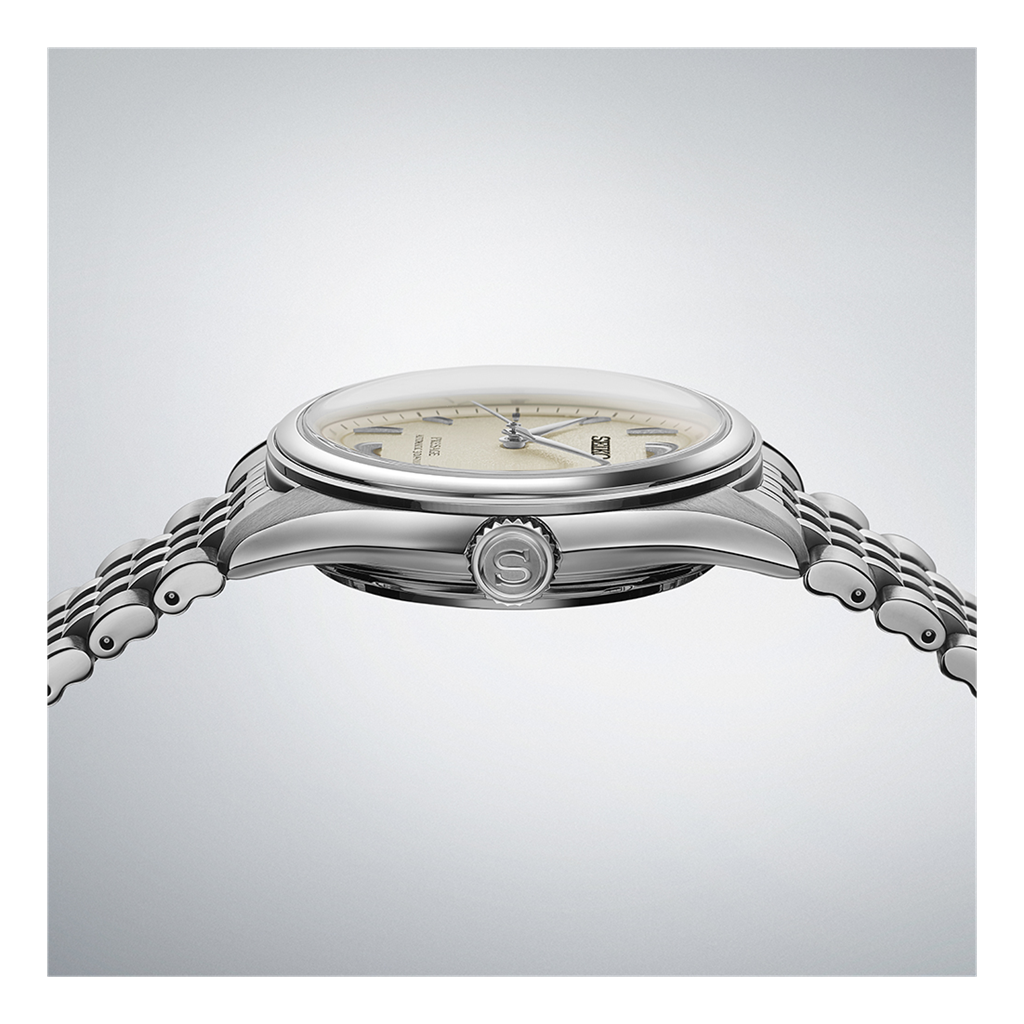Presage SPB463 Stainless Steel Ivory Index Dial Watch