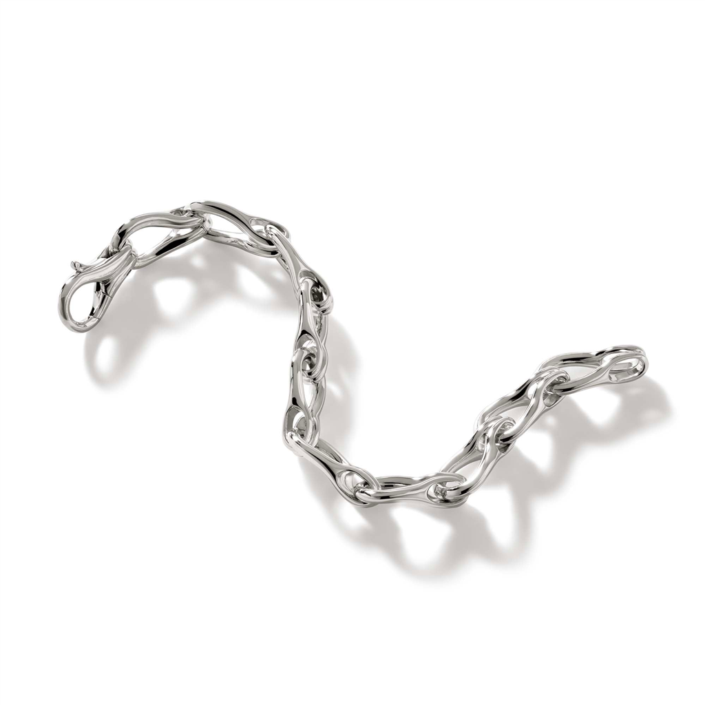 Sterling Silver 12mm Surf Bracelet