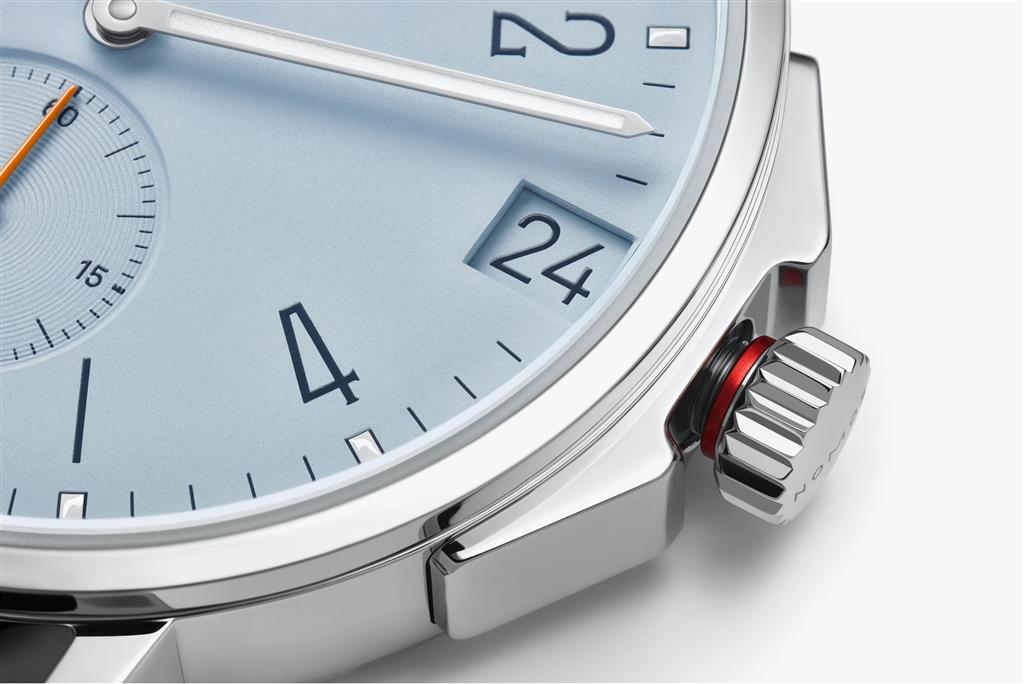 NOMOS Glashütte Ahoi neomatik 38 Date Sky 516 Automatic Blue Dial Watch