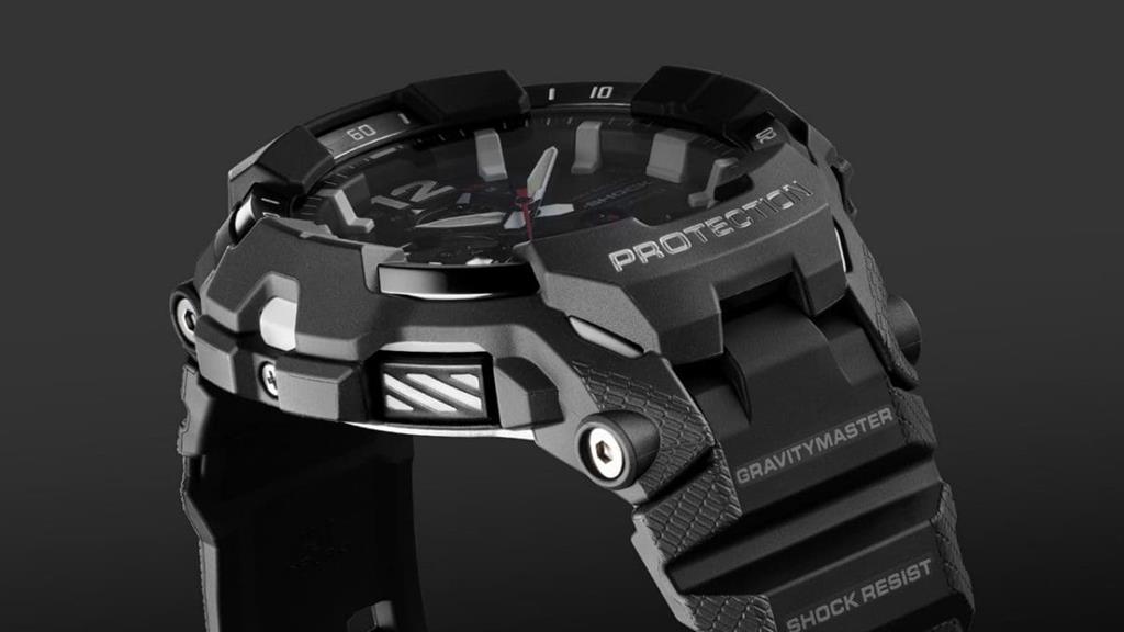 G-Shock Stainless Steel Black Index/Arabic Dial Master Of G - Air Gravitymaster Watch