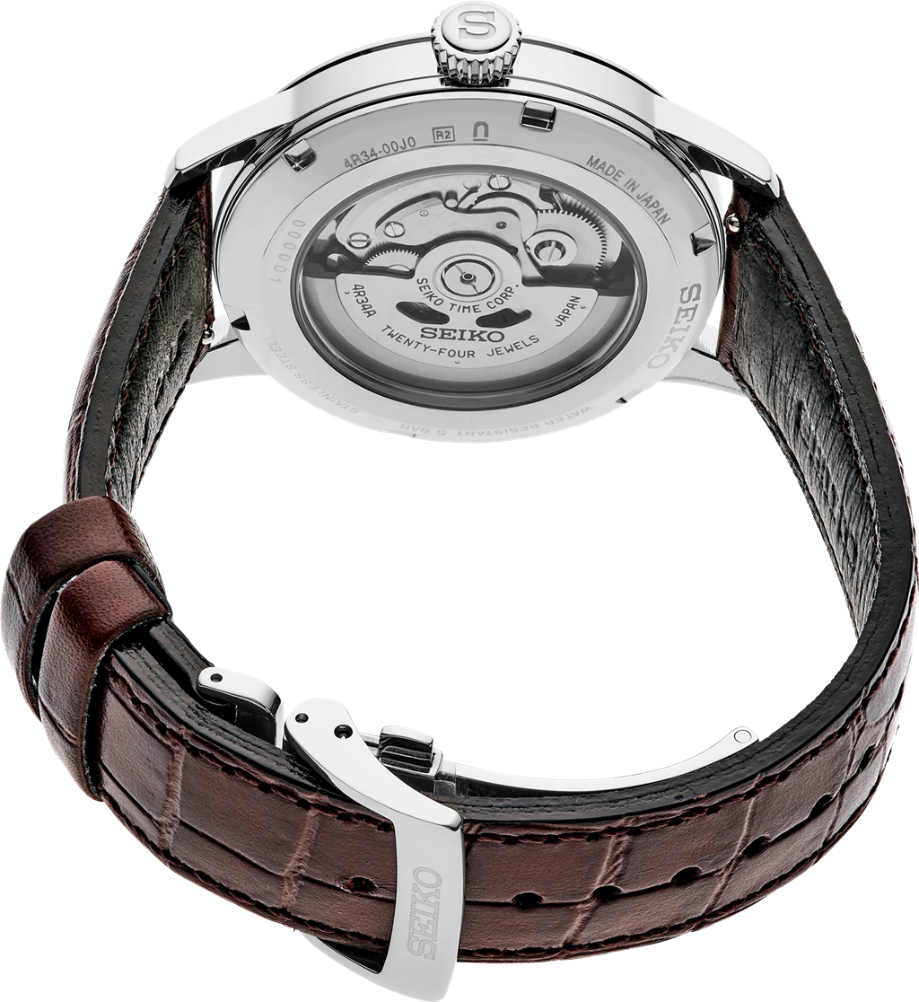 Seiko Presage Cocktail Time Stainless Steel Ivory Index Dial Watch – Ref. SSK041
