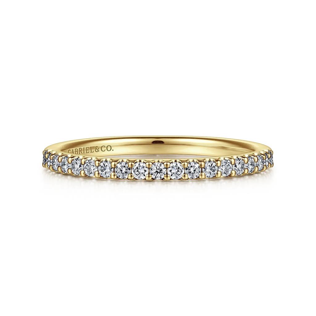 14KT Yellow Gold Diamond Wedding Band