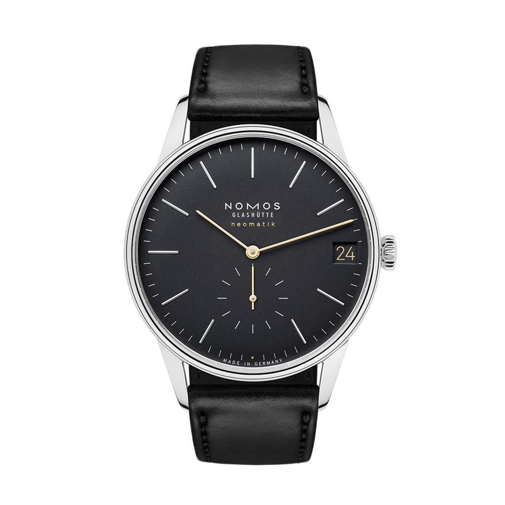 Nomos Glashütte 366 Orion Neomatik 41 Date New Black Watch